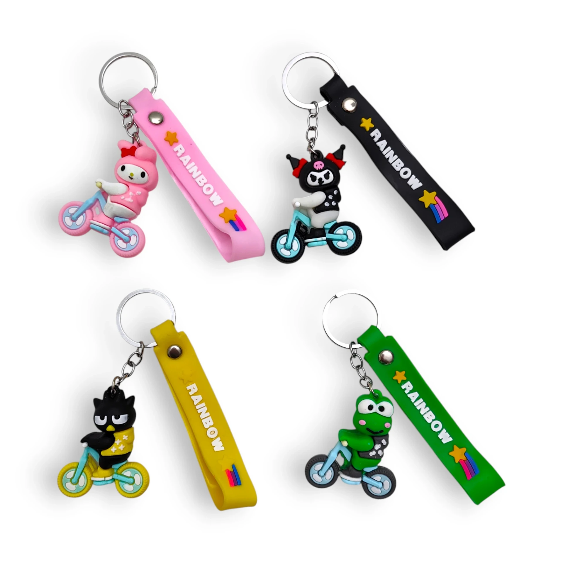 [LLA518293] Llaveros Sanrio Friends on Bike