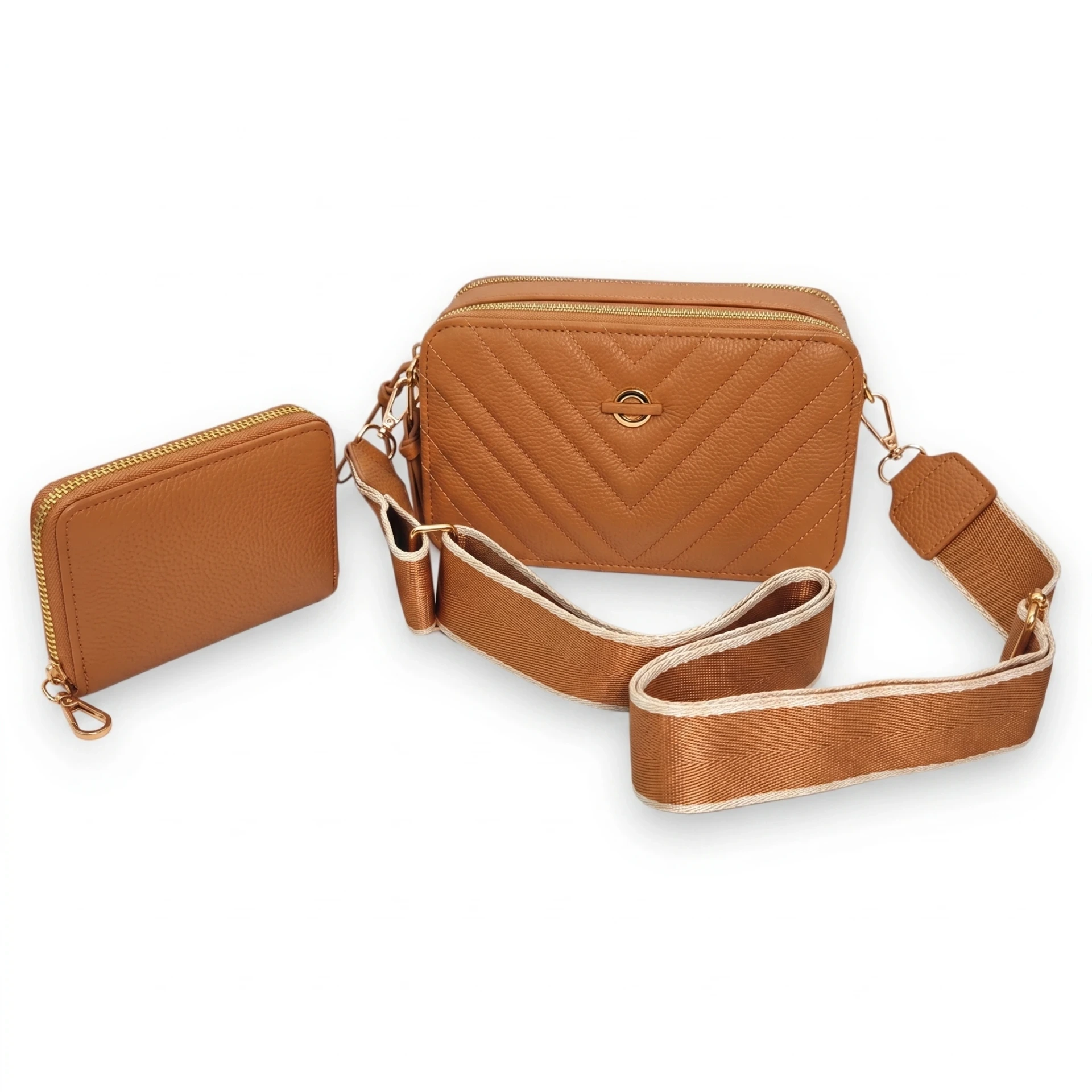 [BAN519303] Bandolera Matelassé Urban Set (Suela)
