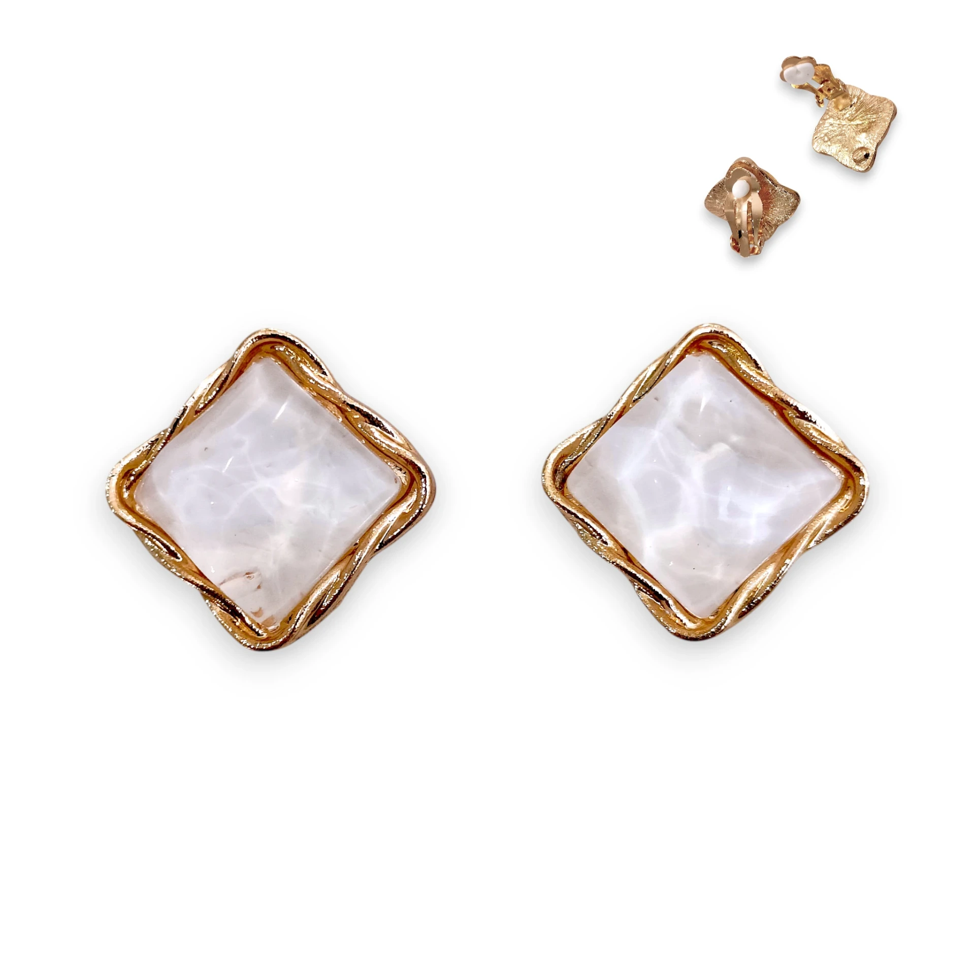 [ARO06445B] Aros Apretadores Rombo Essential (Dorado)