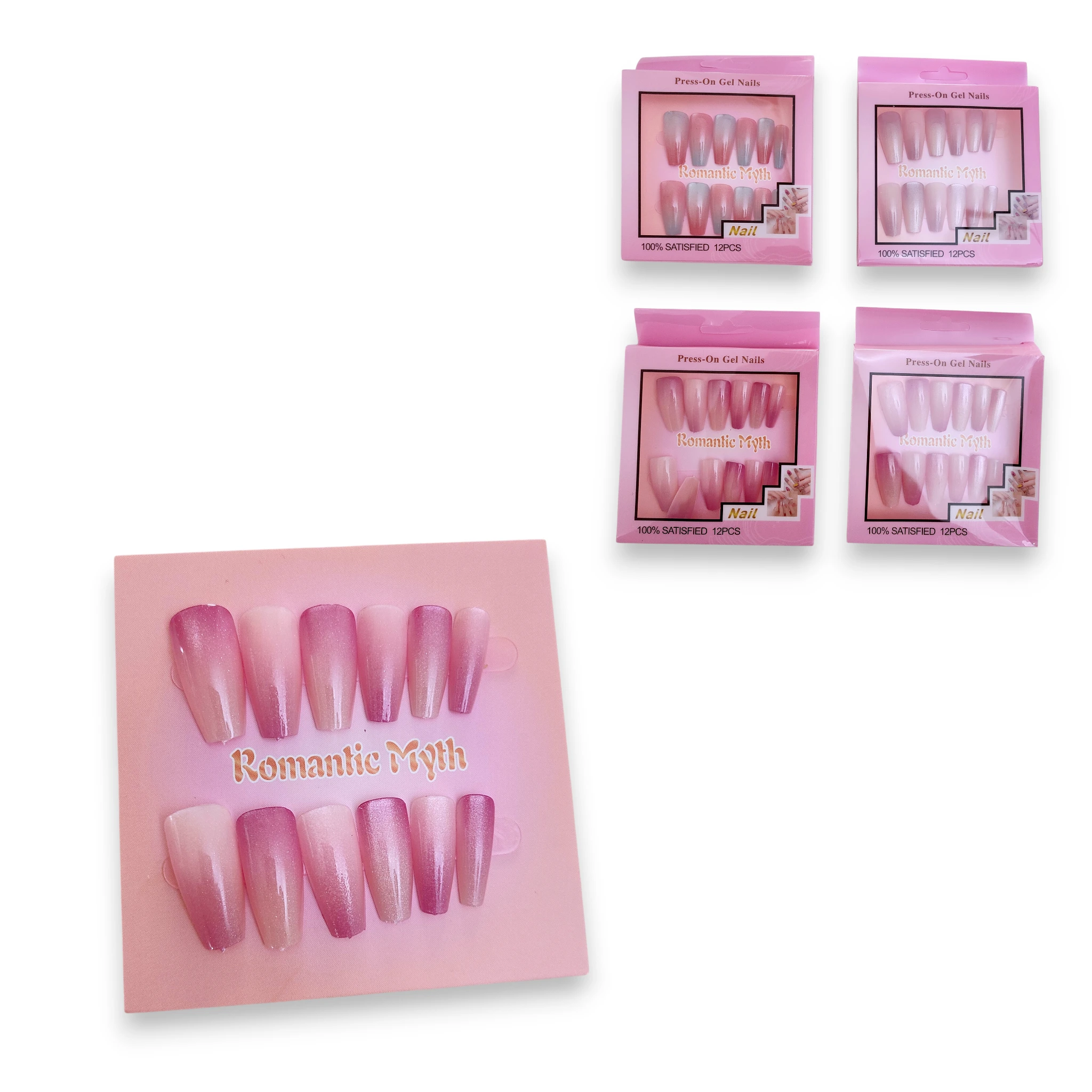 [UNA582825] Uñas Adhesivas Brillantes
