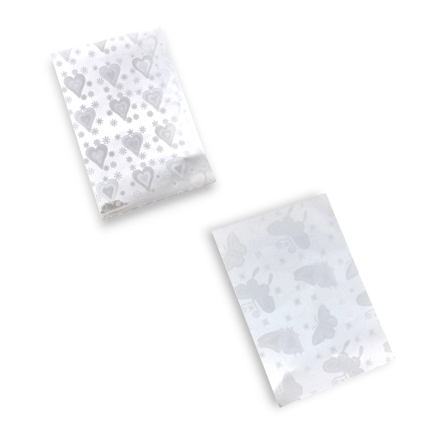 Stickers holográficos románticos
