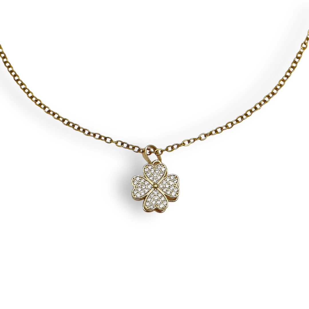 Collar Trébol Giratorio
