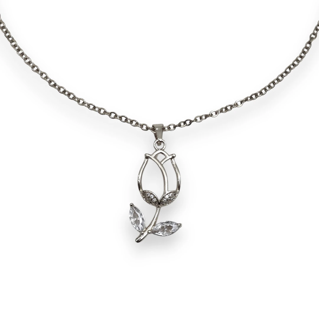 Collar Tulipán Minimalista