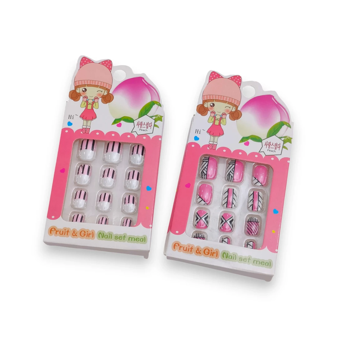 [UÑA801212] Uñas Adhesivas Infantiles