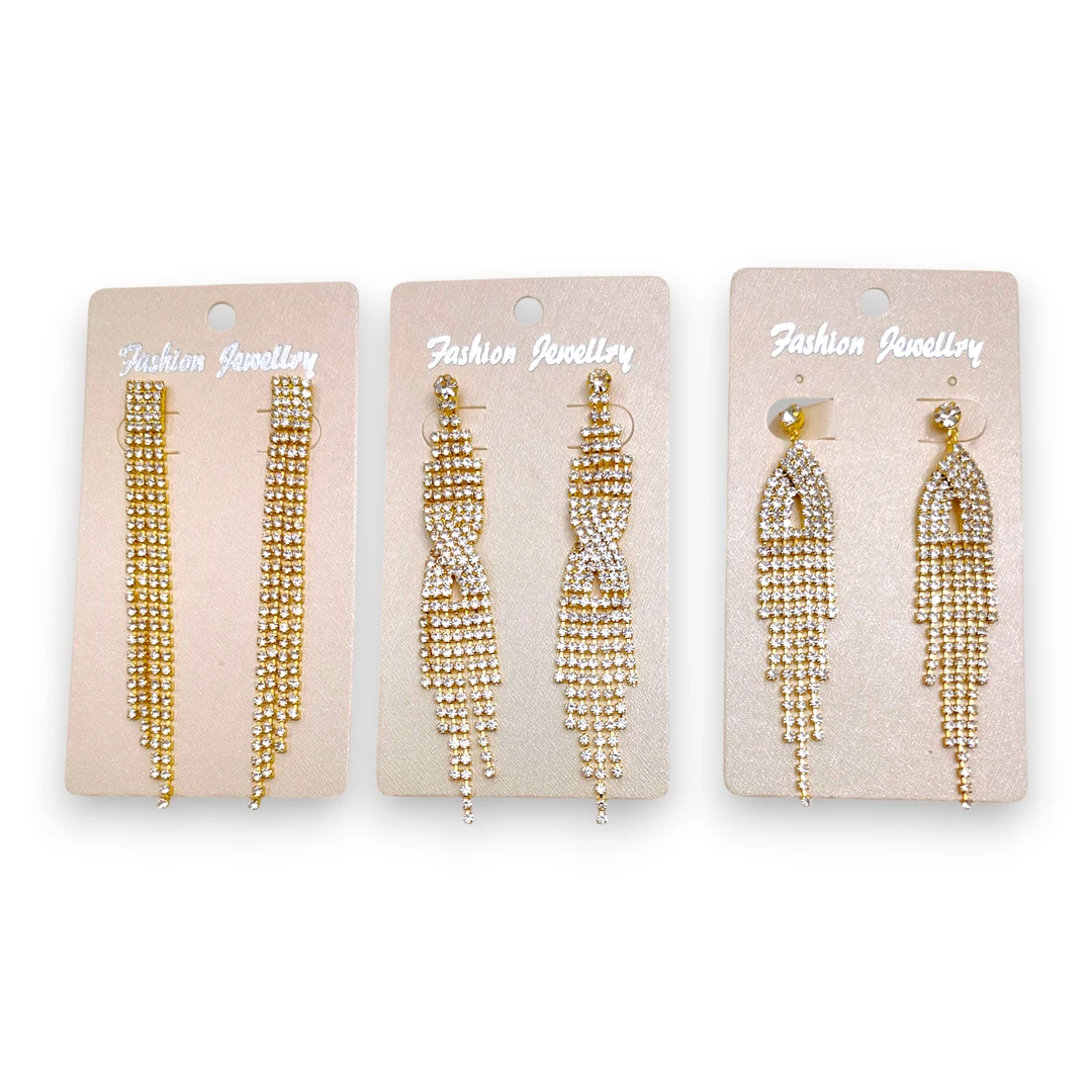 Aros Cascadas Strass