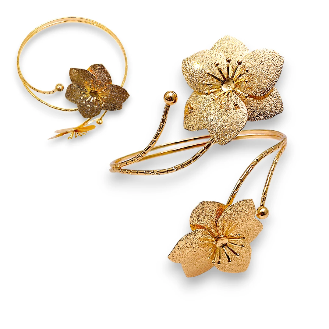 Brazalete Flor Texturizada