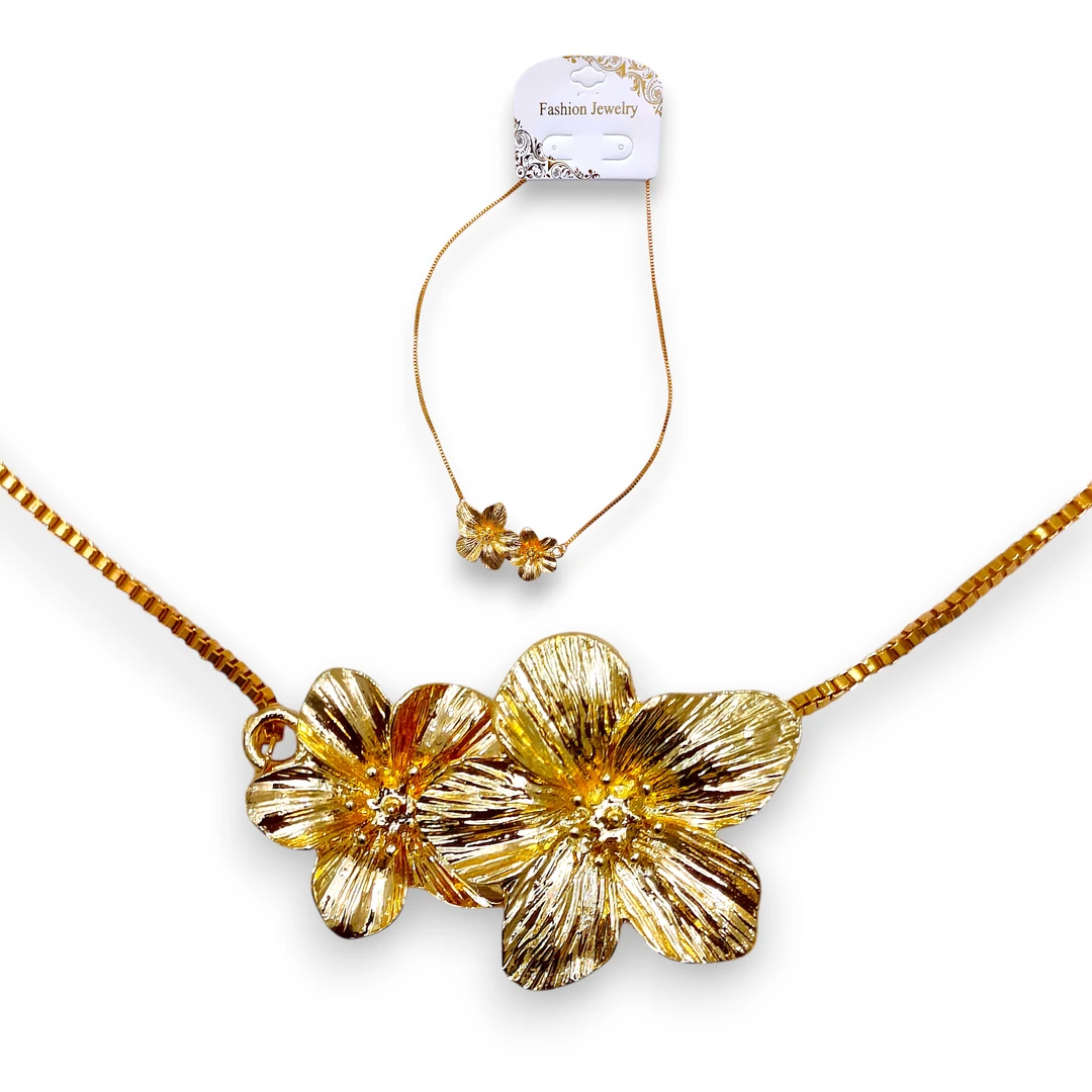 Collar Dúo Flores