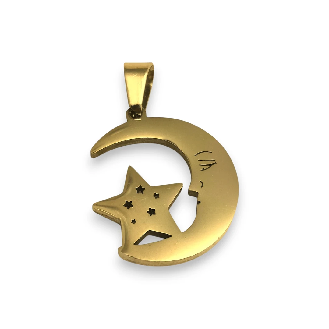 Dije Luna y Estrella