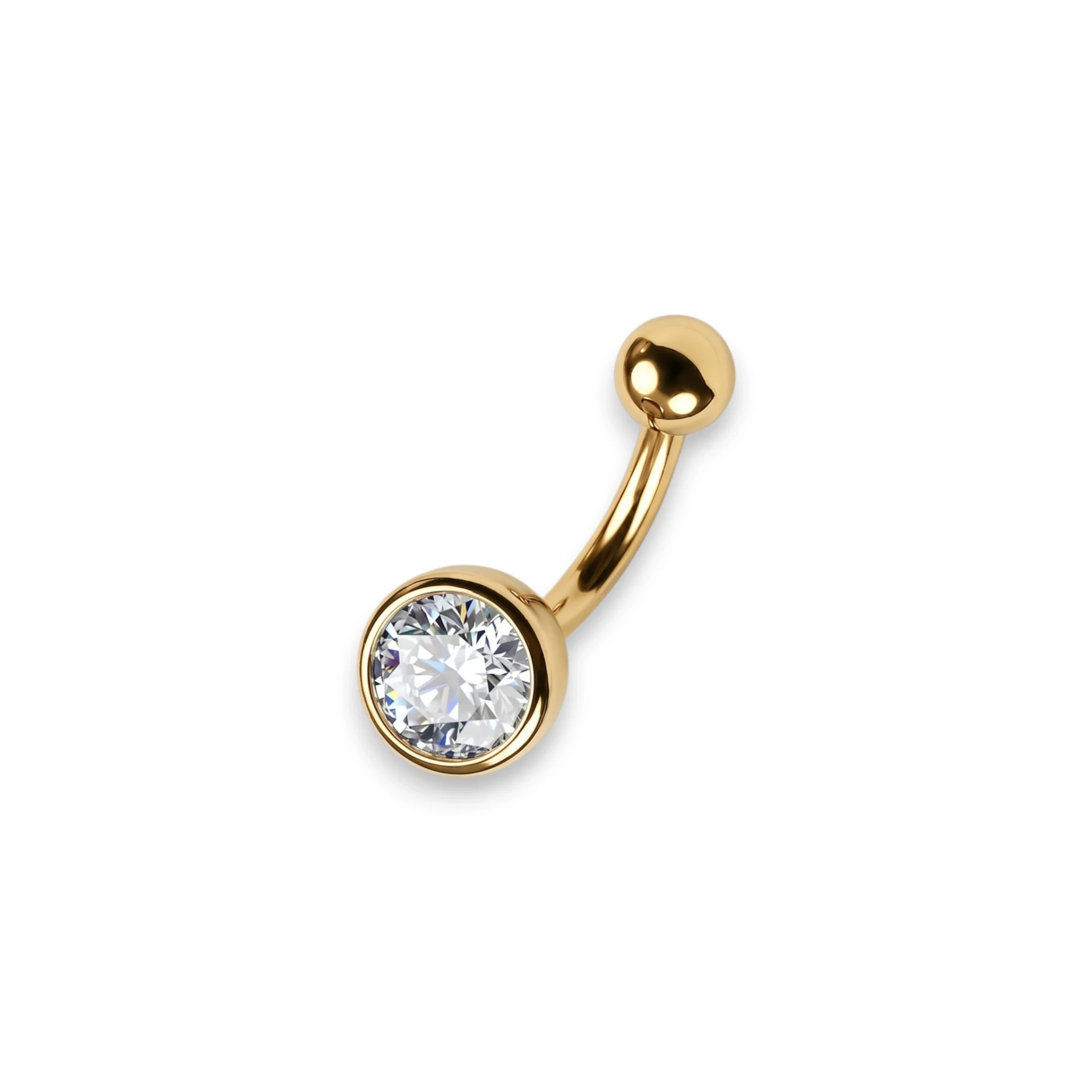 [PIEBXL630] Piercing Ombligo Strass Redondo