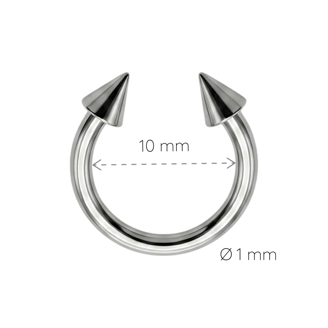 Bull Spikes Piercing 10 1