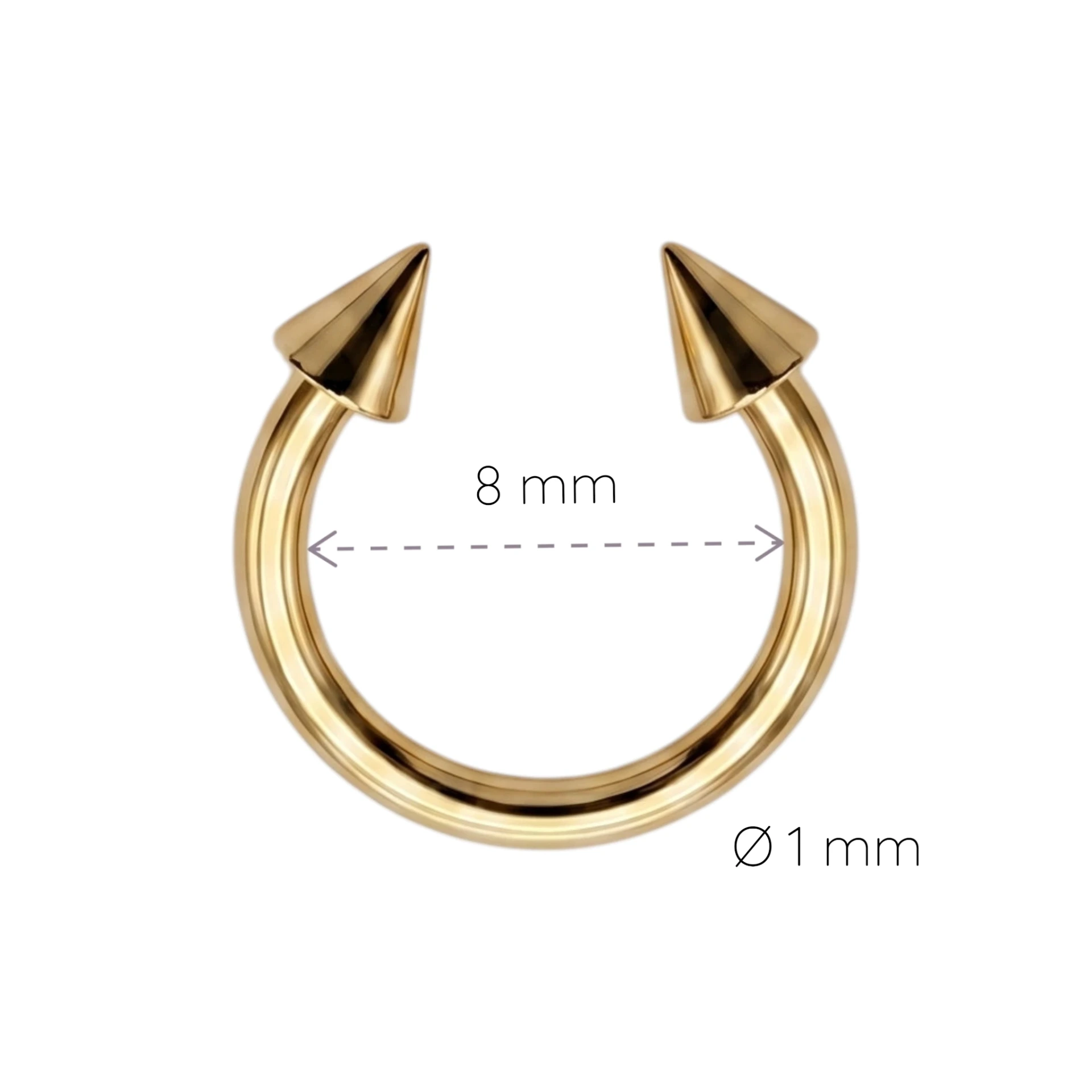 Bull Spikes Piercing 8 1
