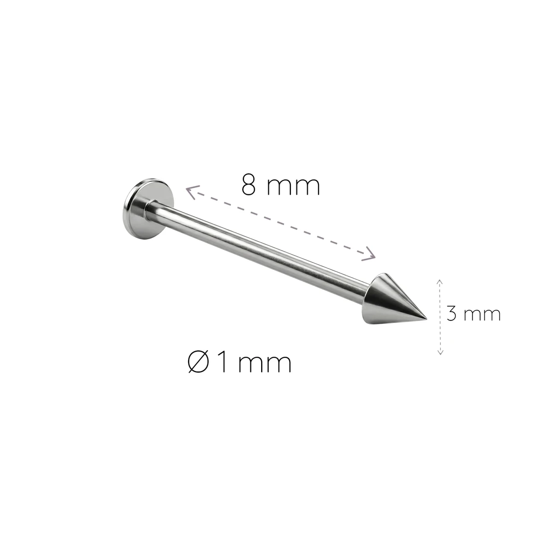 Piercing Labret Spike 8