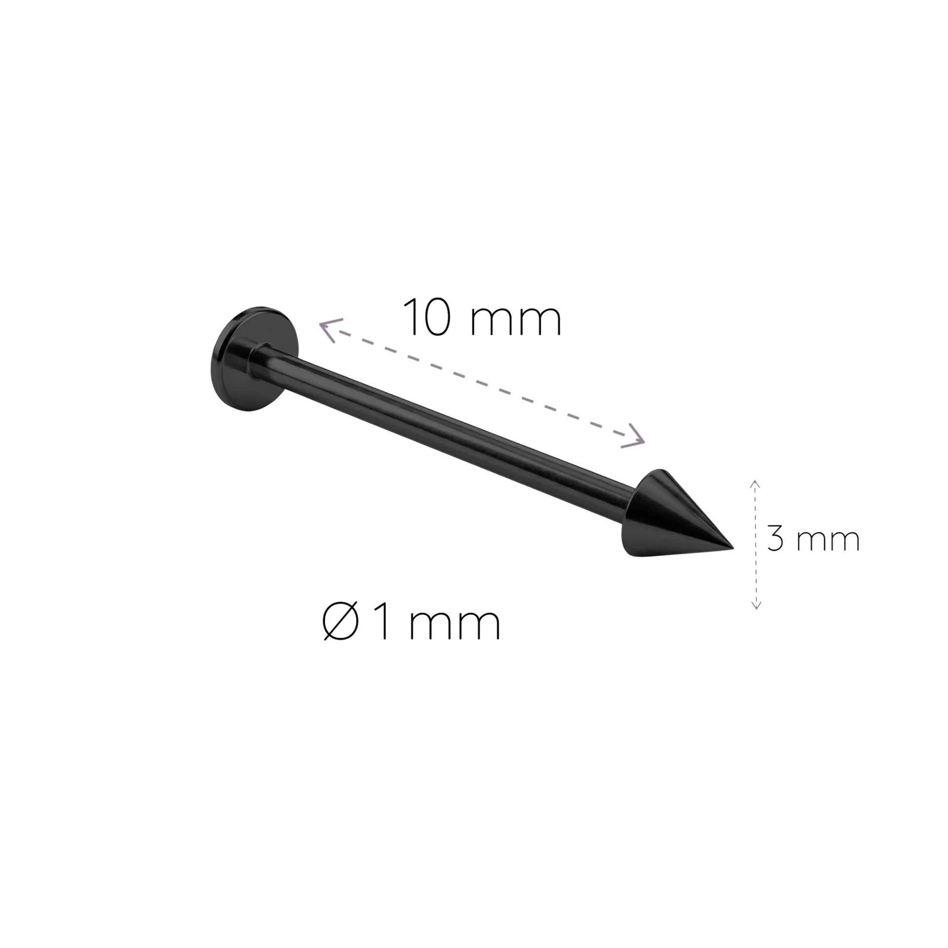 Piercing Labret Spike 10