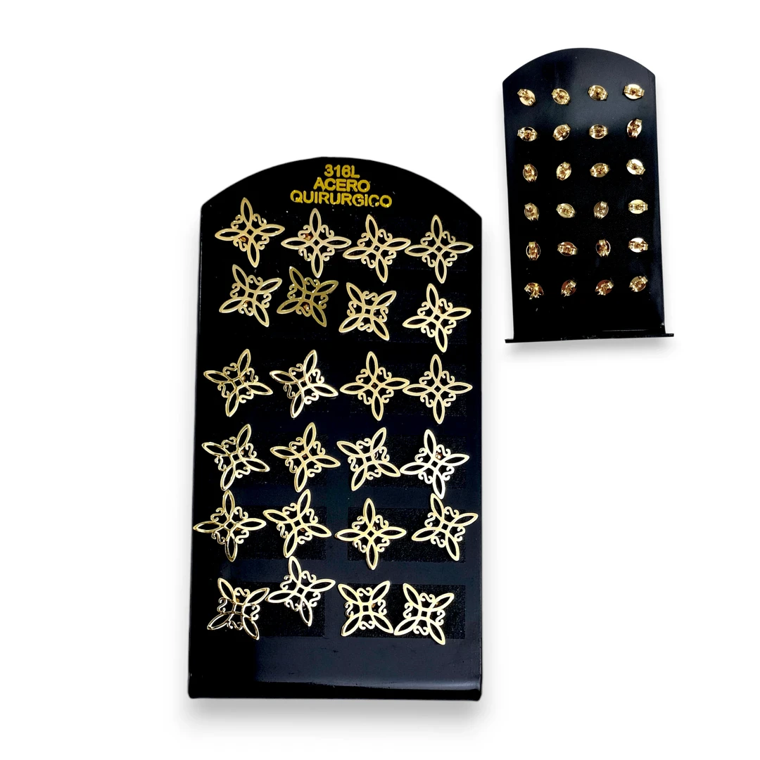 Aros Nudo de Bruja Dorado