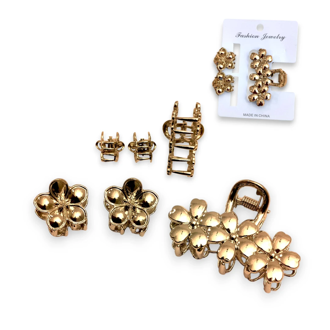 Broches Florales Metal