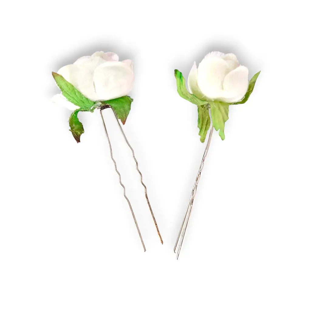 Horquillas Floral Set 2u rosa