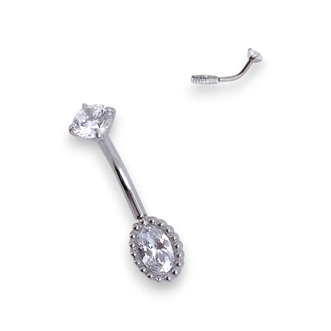 [PIC789012] Piercing Ombligo Ovalo