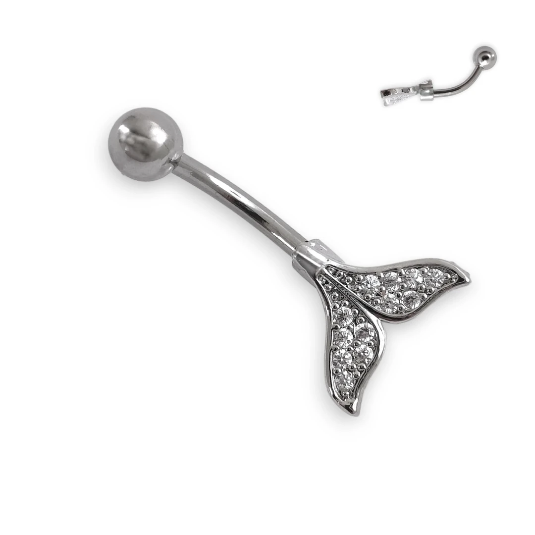 [PIE6CM0ZP] Piercing Sirena Strass