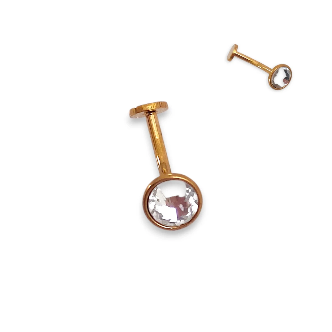 [PIR543210] Piercing Ombligo Invertido Dorado
