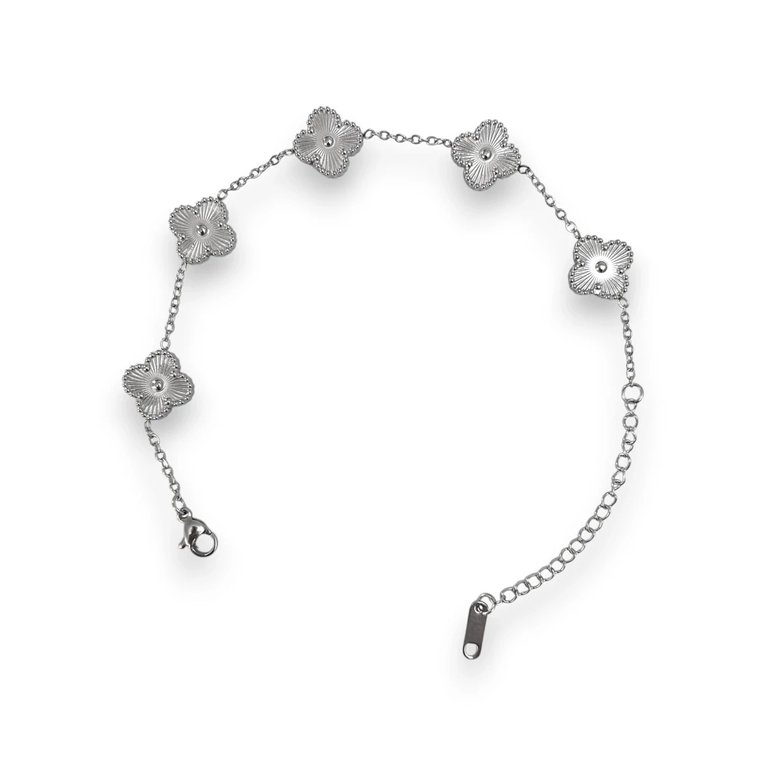 [PUL55911A] Pulsera Trebol Flowers