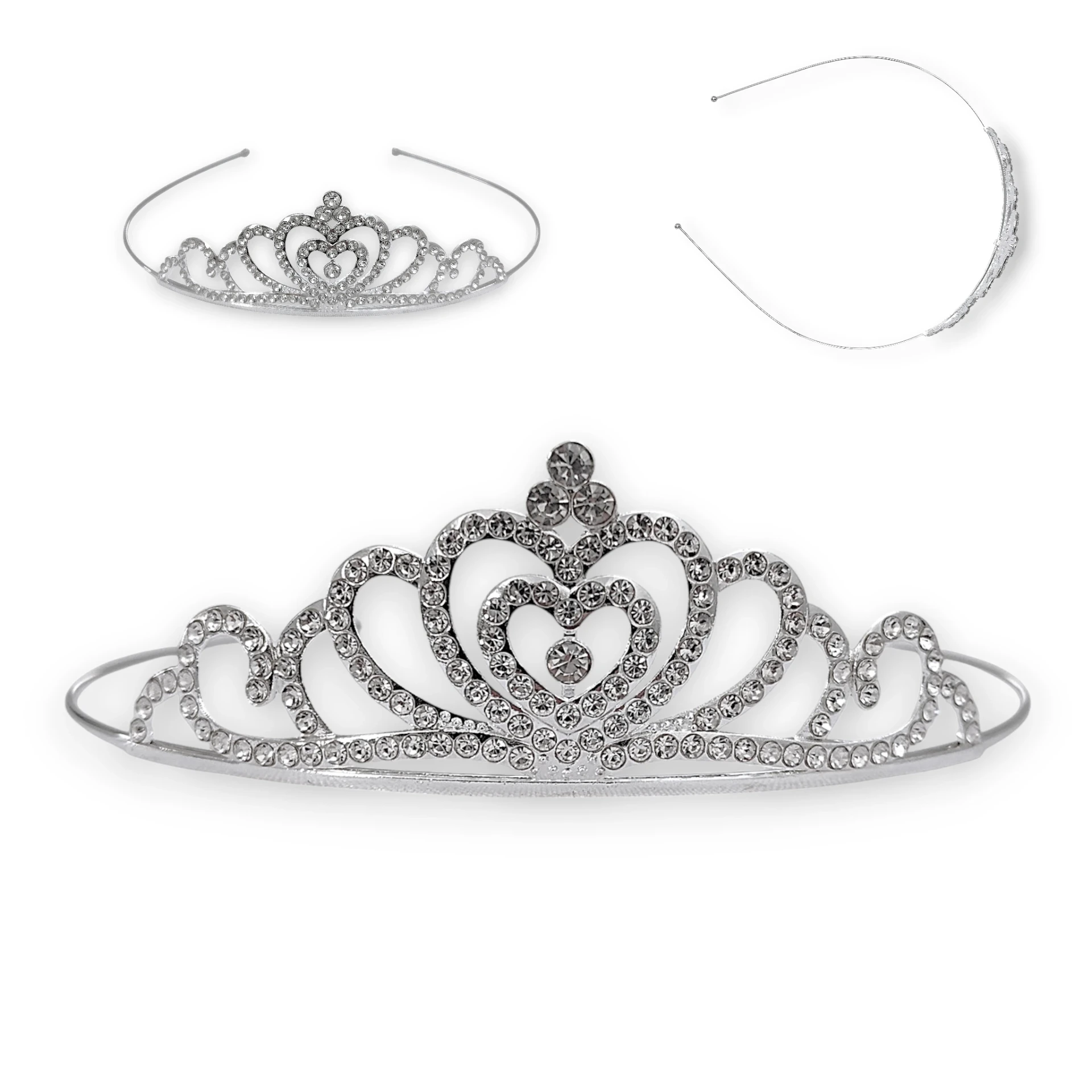 [TIA300016] Tiara Brillante Corazones