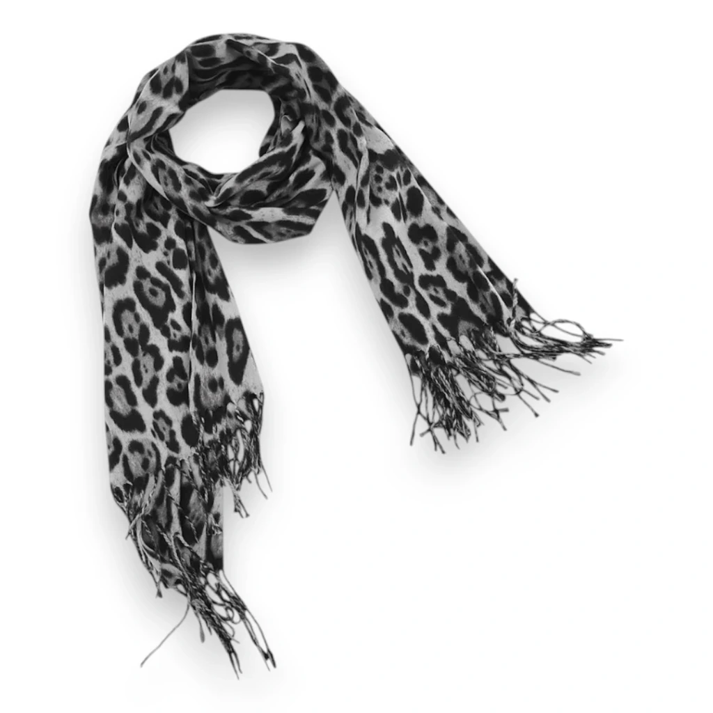 [BUFR9XH2Y] Pashmina Animal Print