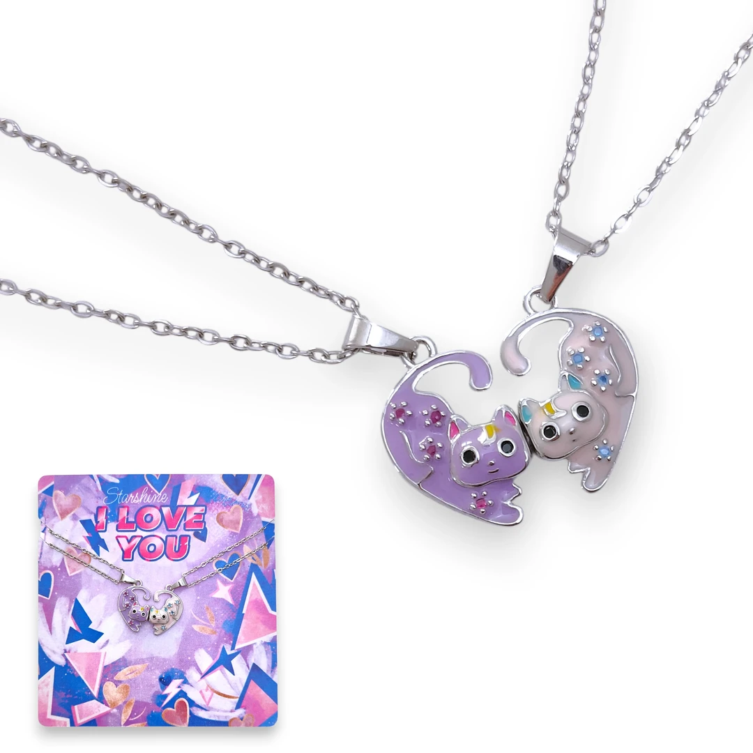 [COL837192] Collar Gatos Amistad