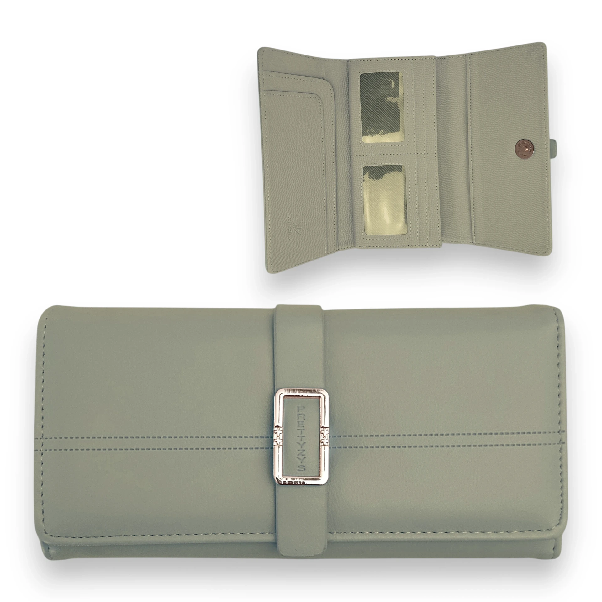 [BLL123462] Billetera Fichero (Verde Eucalipto)