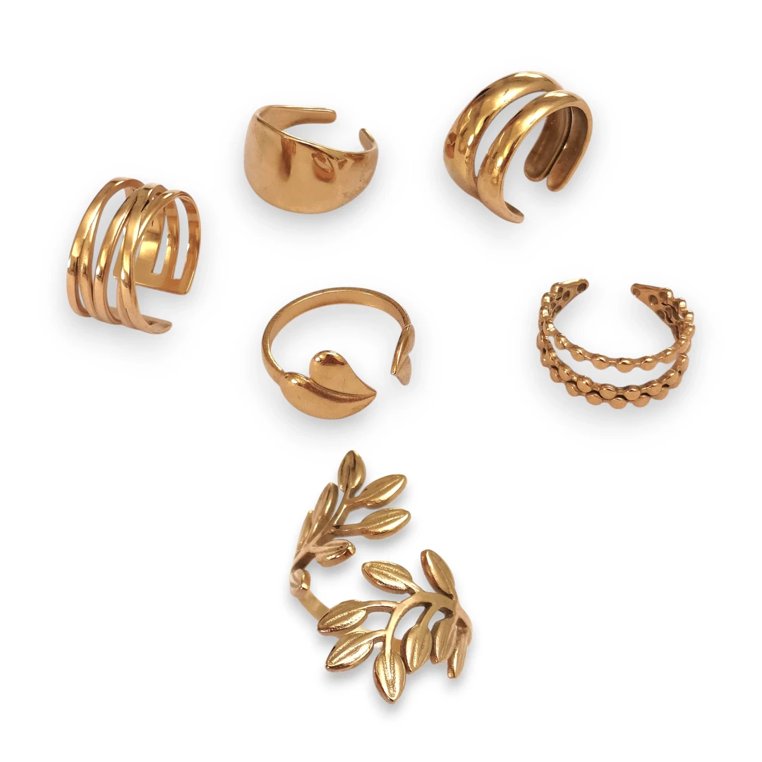 [ANI57126B] Anillo Chunky Liso Dr