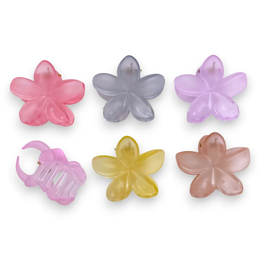 [BRO960223] Broche Flor Plástico