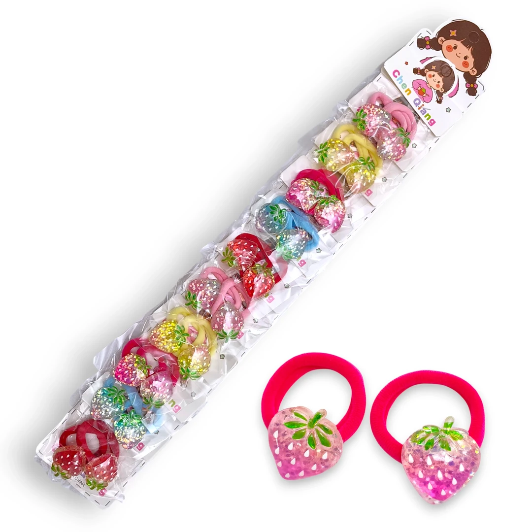 [COL087321] Par Colitas Fresa Glitter