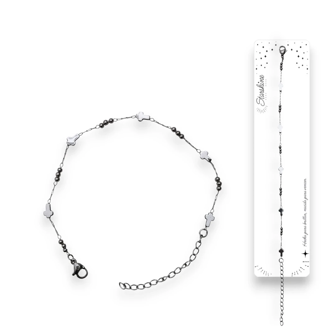 [PUL908271] Pulsera Cruz Minimal