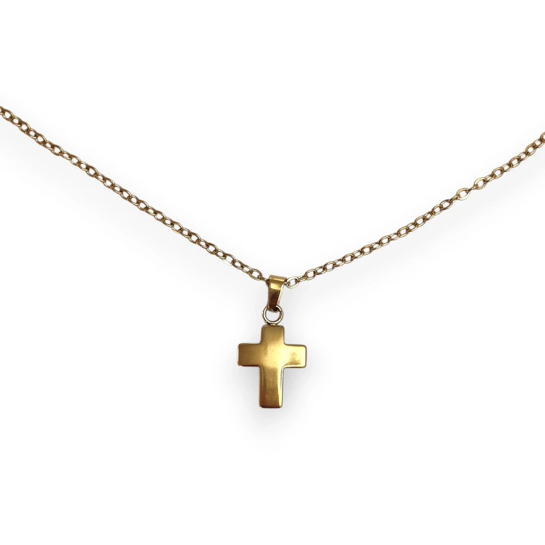 [COL543210] Collar Cruz Minimalista Dr