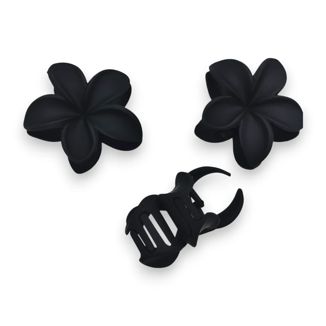 [BROU63PR8] Broche Flor Plumeria