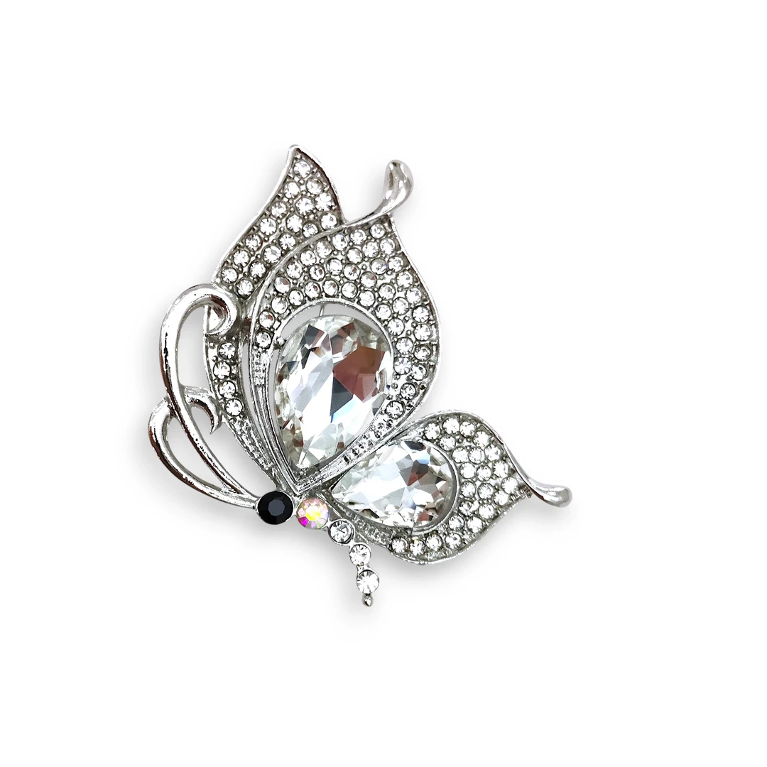 Prendedor Mariposa Cristal