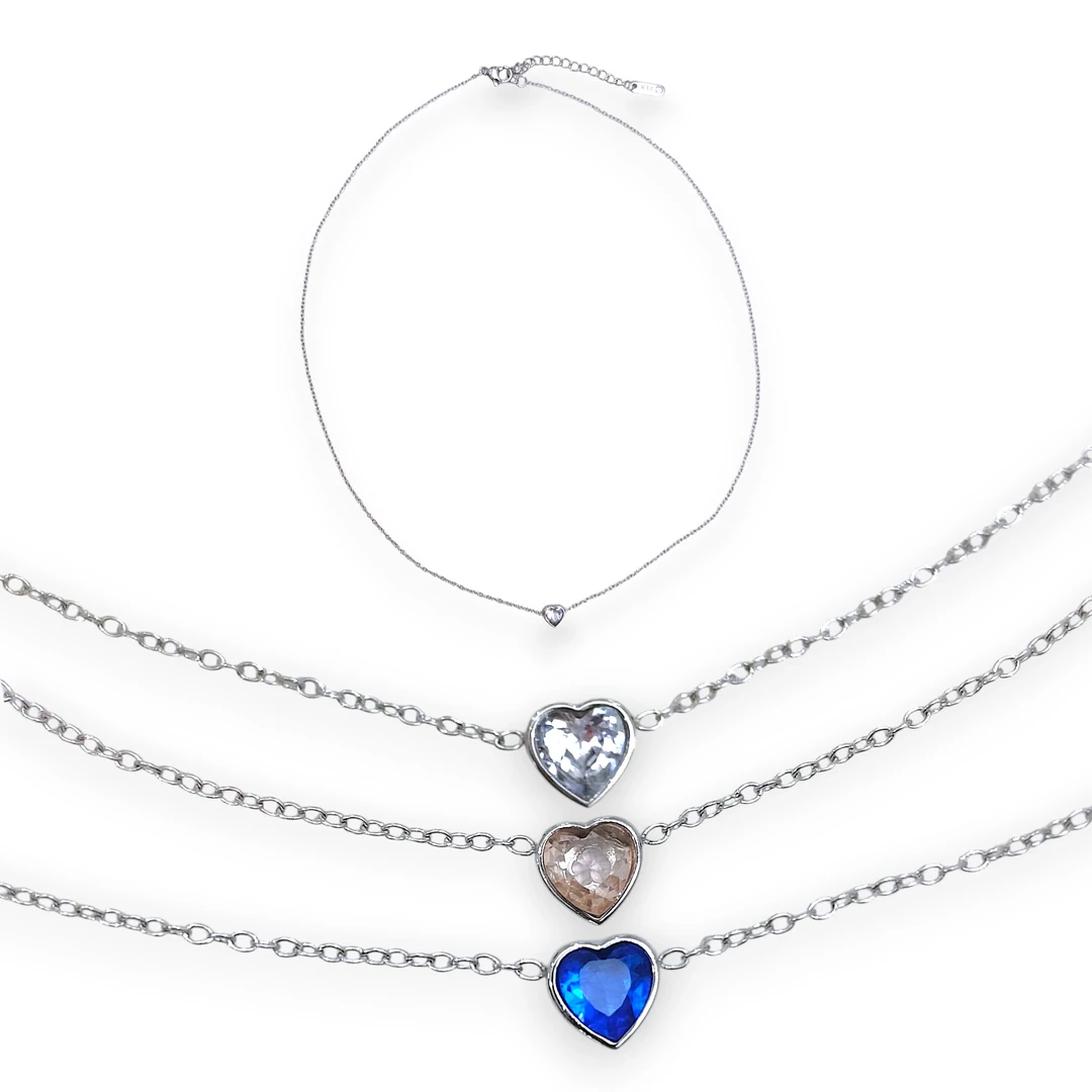 Collar Corazón Cristal