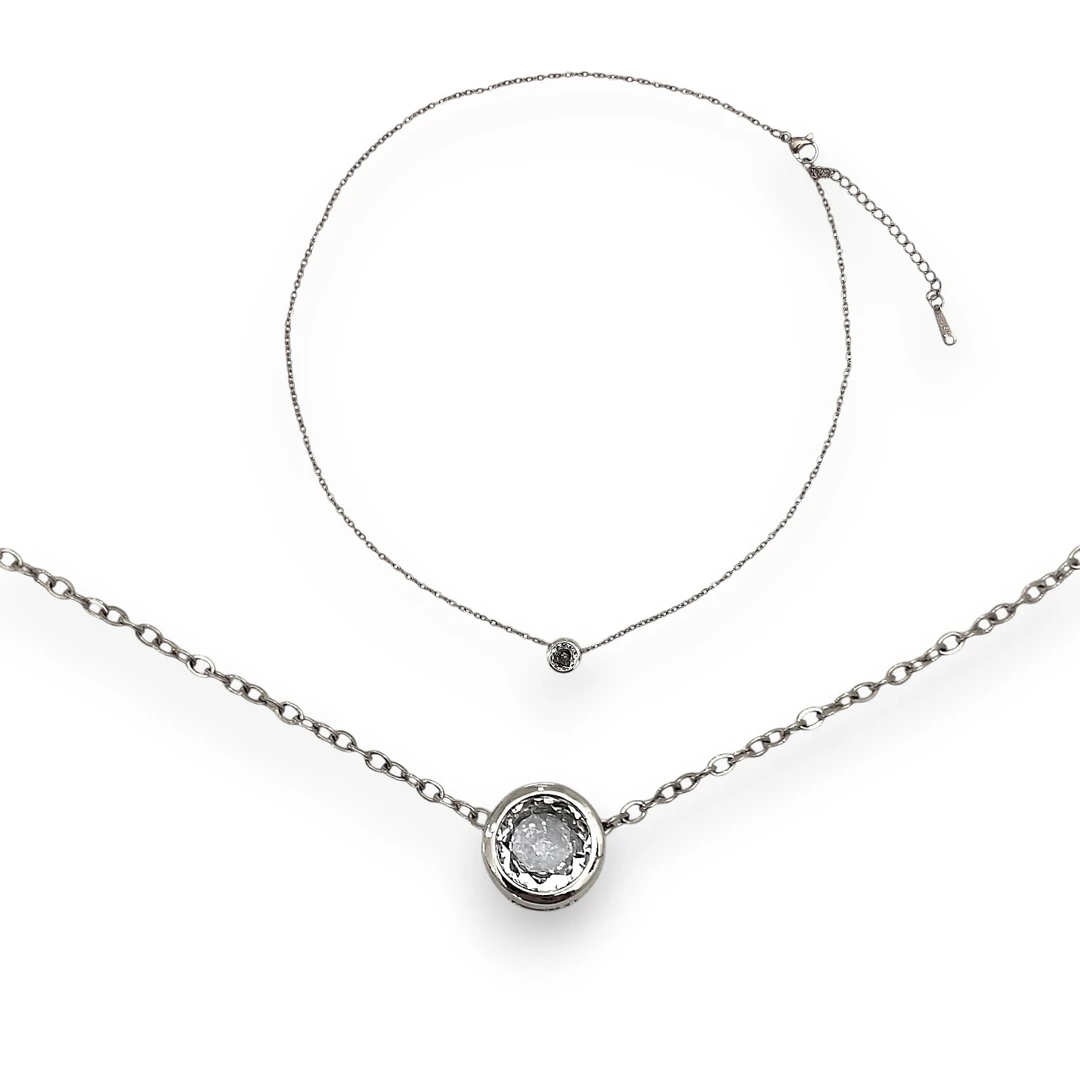 Collar Solitario Radiante