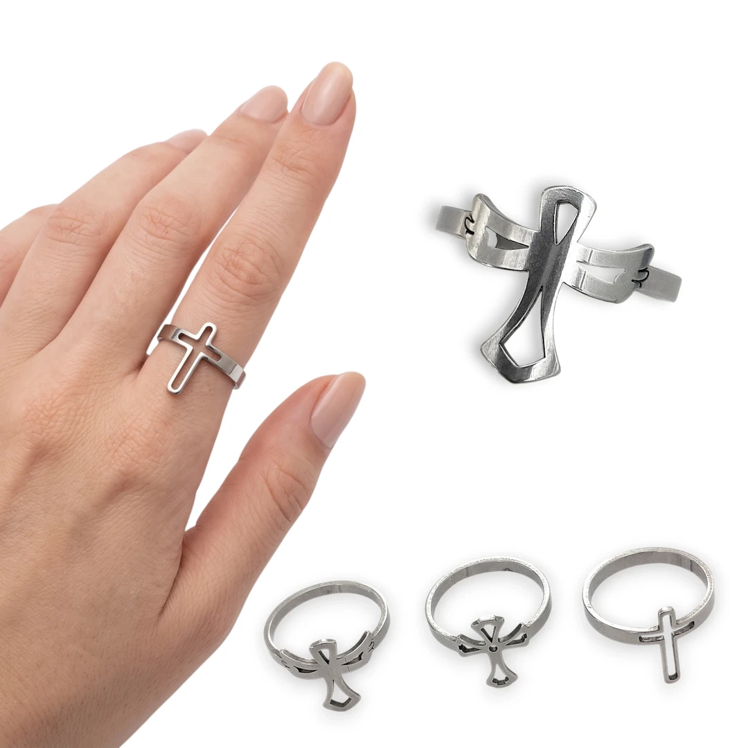 Anillo Cruz Minimalista