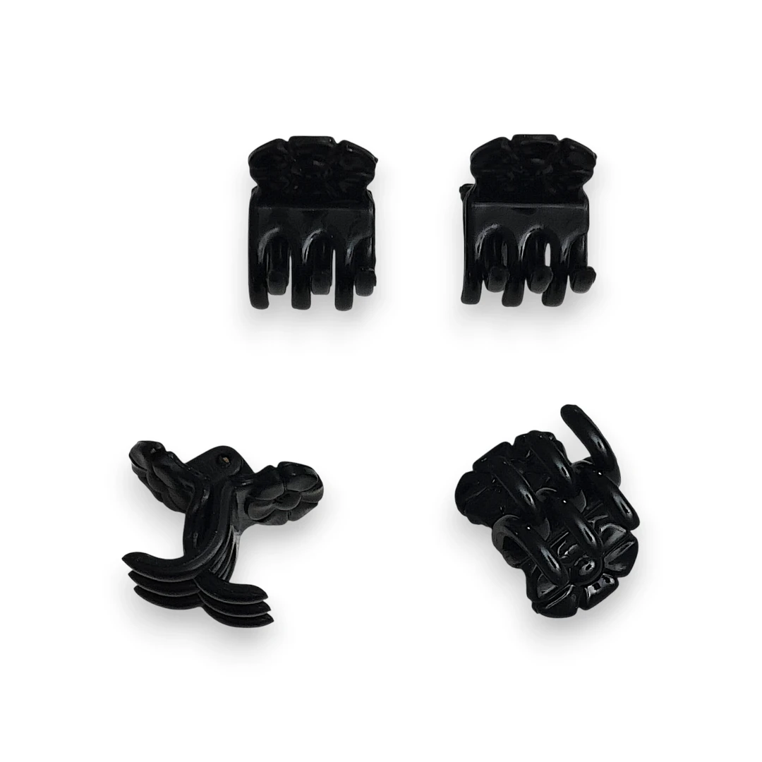 Mini Broche Flor Brillo x 4 15