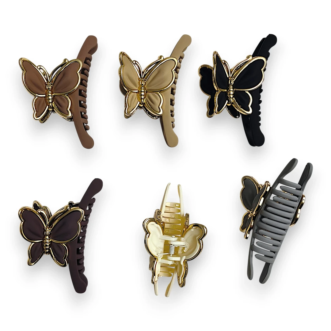 Broche Mariposa Borde Dorado 110