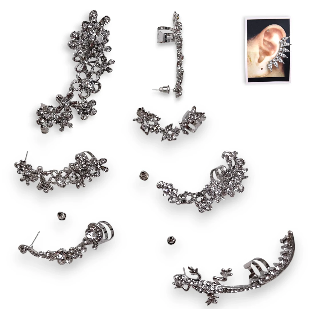 Aro Trepador Floral Con Strass
