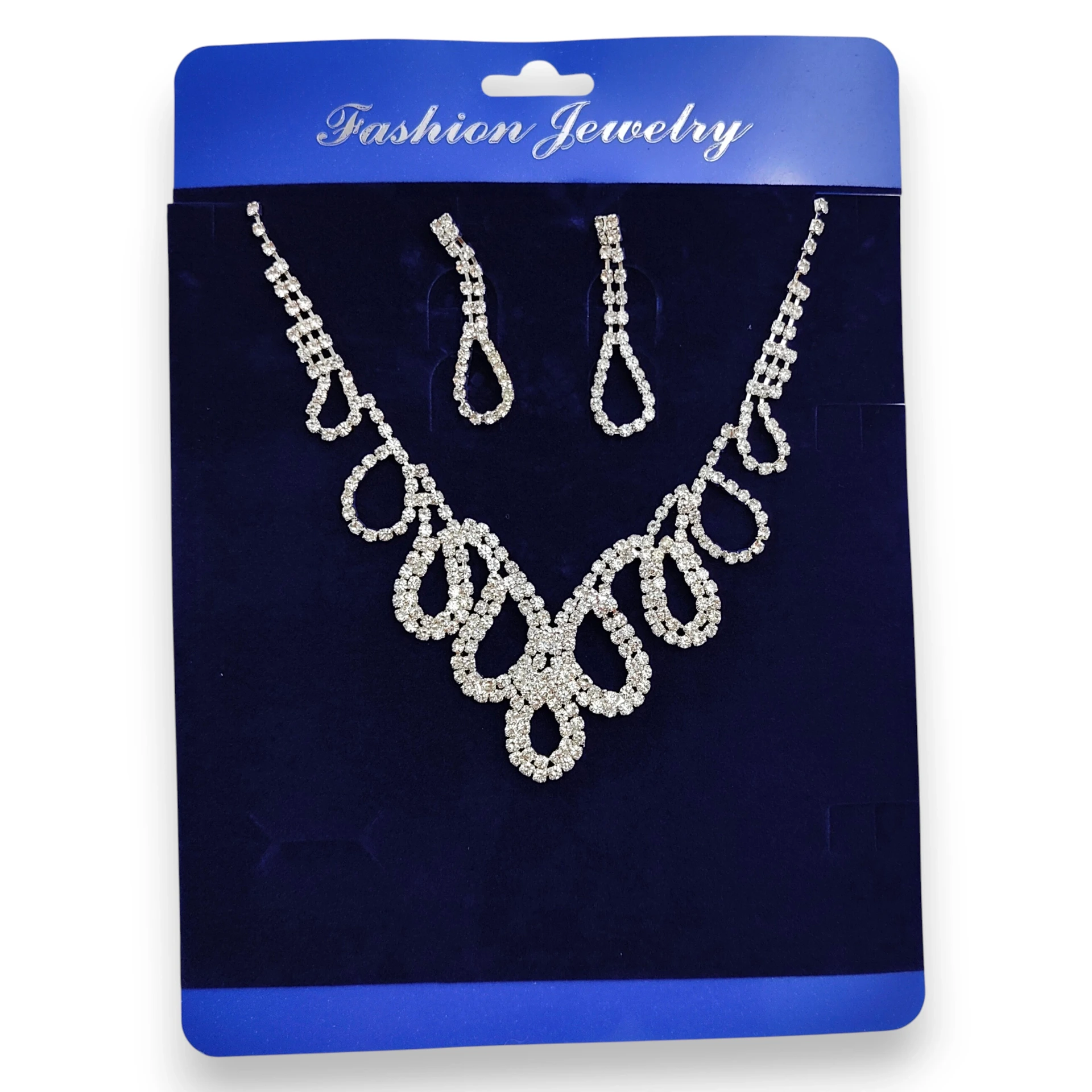 Set Gargantilla Aros Fiesta Strass