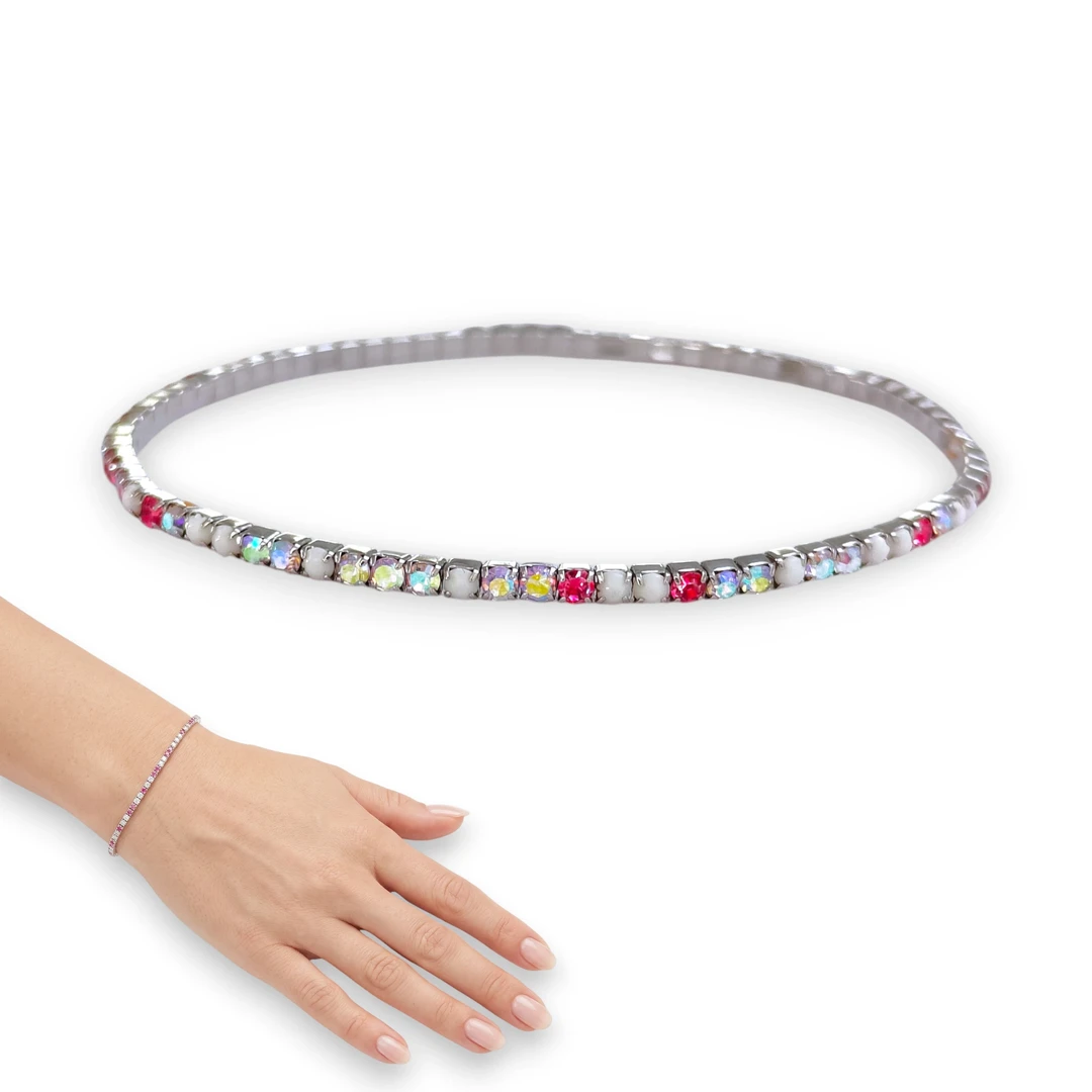 Pulsera Strass Elastizada