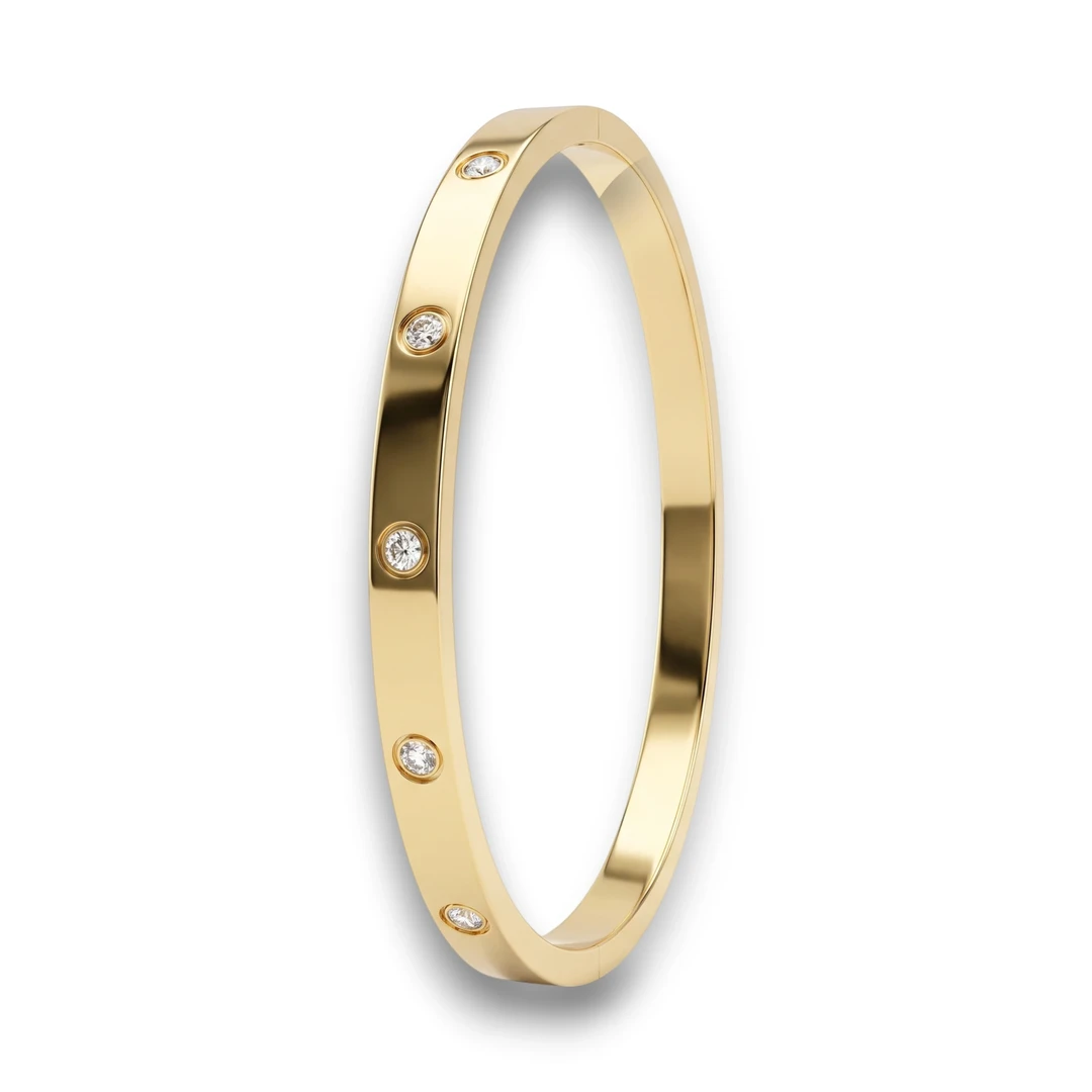 Pulsera Bisagra Strass Dr