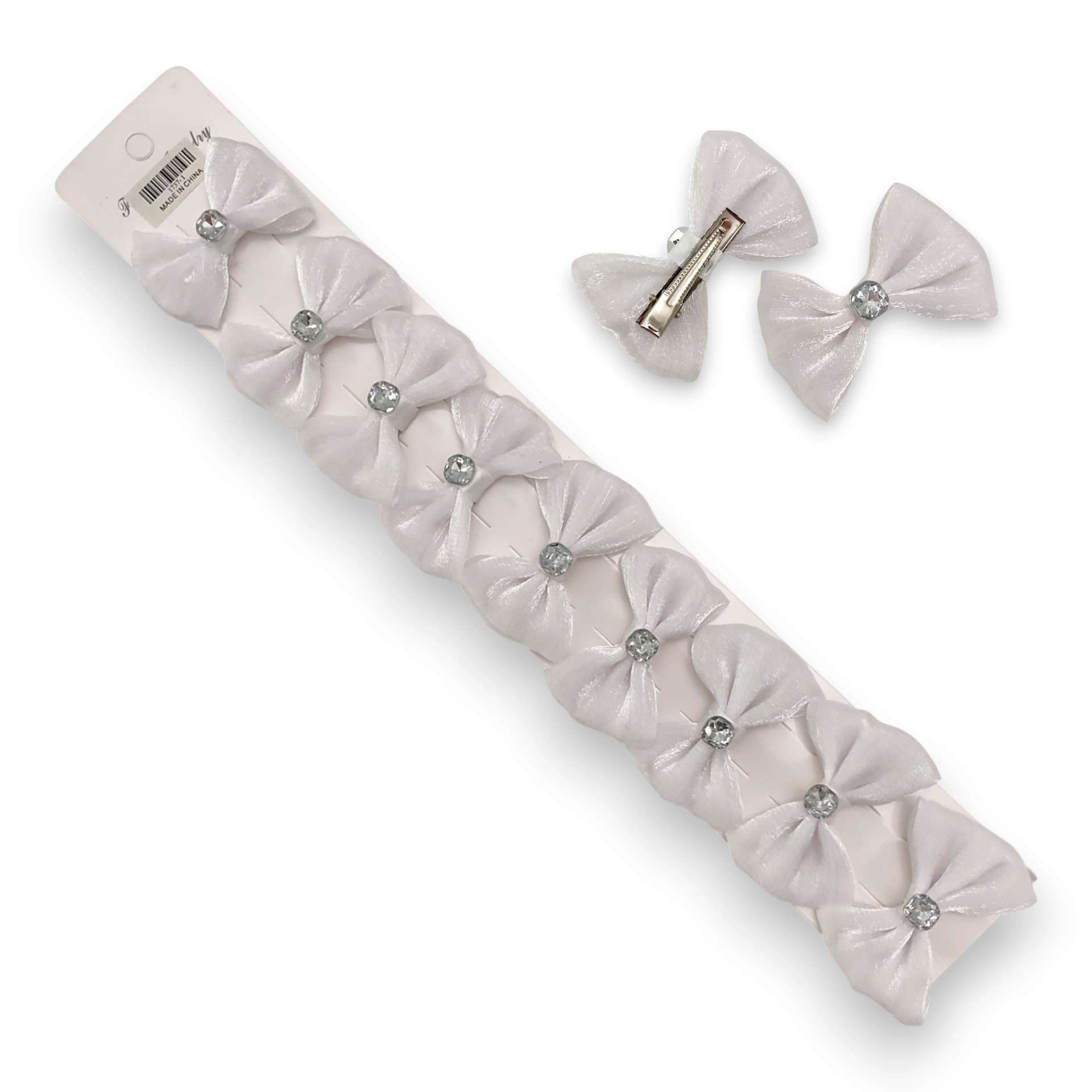 [HEB519283] Par Hebillas Crystal Bows
