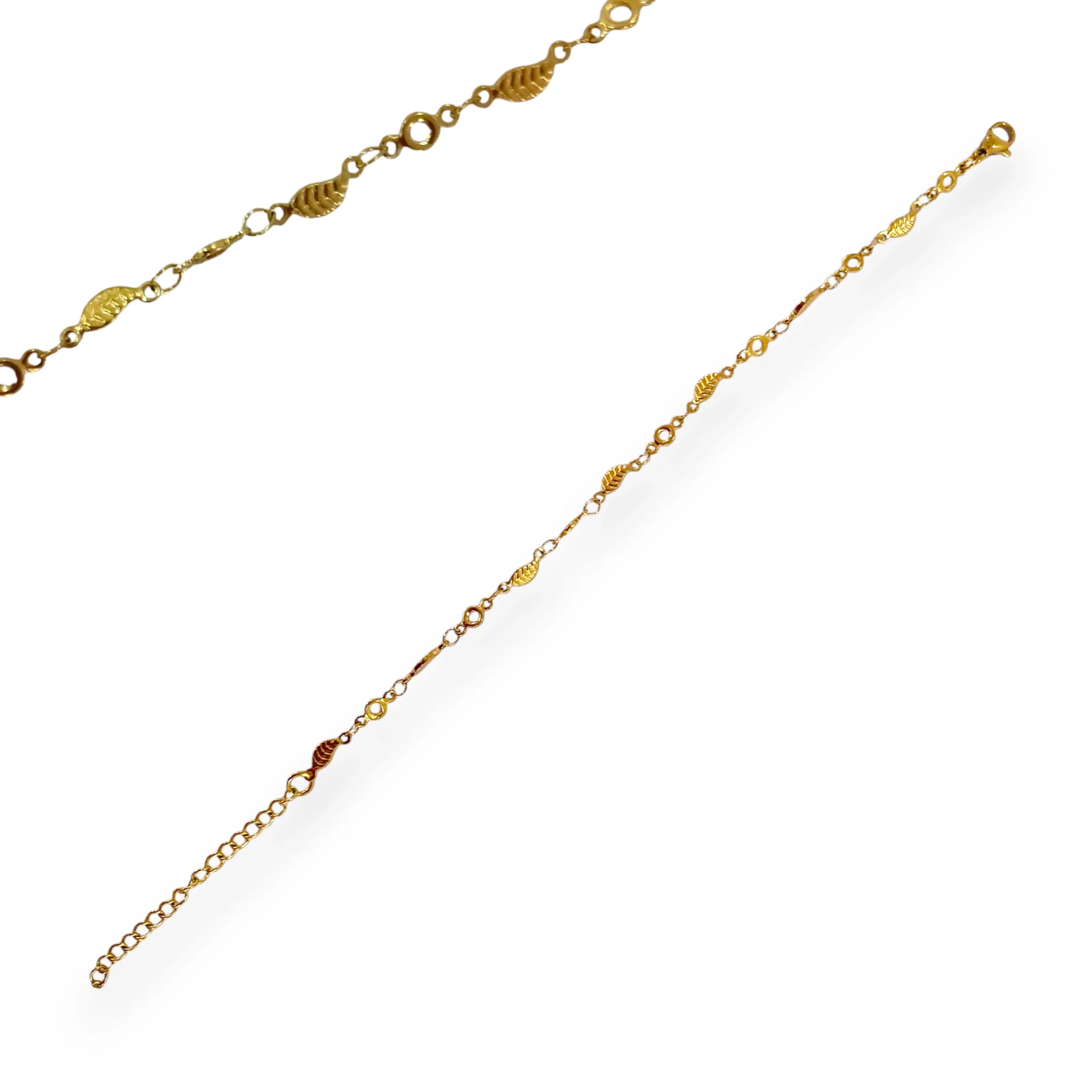 [PUL729104] Pulsera Hojas y Círculos Entrelazados