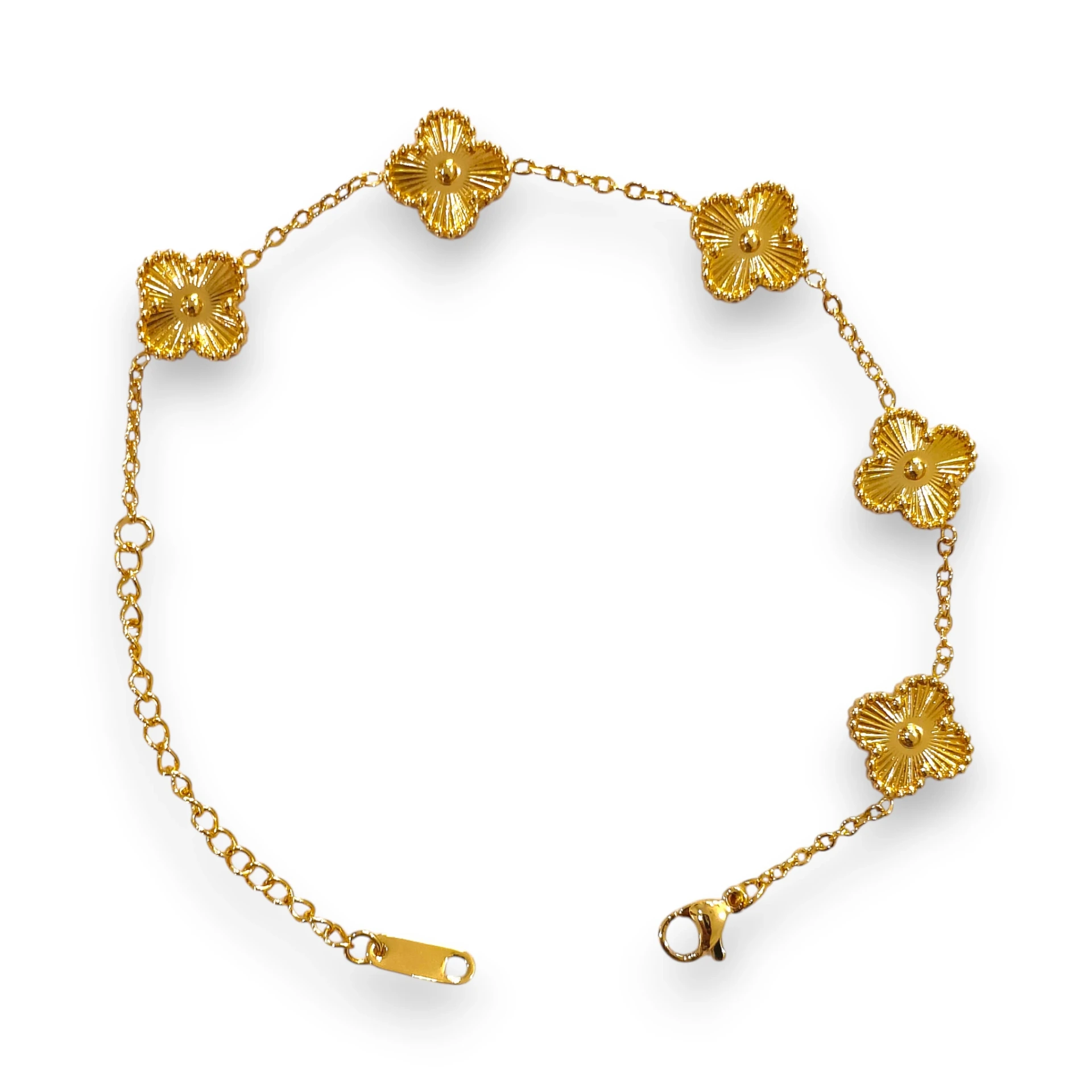 Pulsera Trébol Texturizada